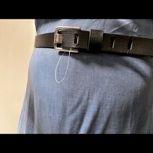 Cole haan genuine leather black belt